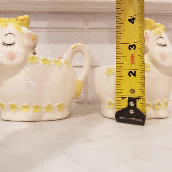 Source Unknown Dining Kitchy Cow Sugar And Creamer Set Poshmark
